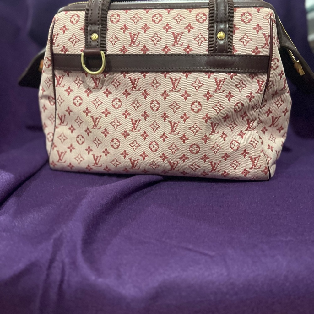 Vintage Louis Vuitton Josephine Monogram PM Bourdeau and Cherry